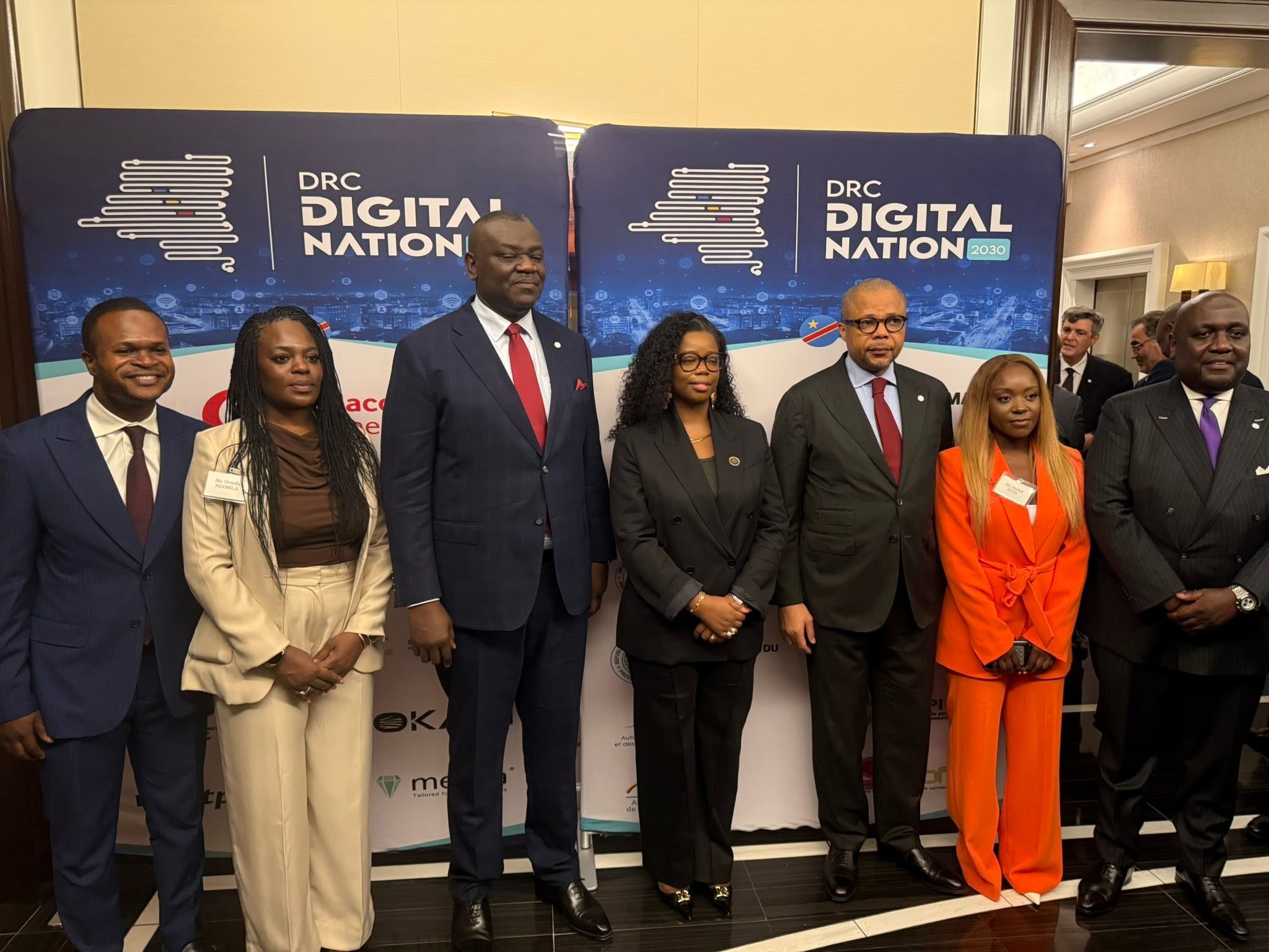 Nations Unies, Side event DRC Digital National 2030. (Photo d'ensemble Equipe)